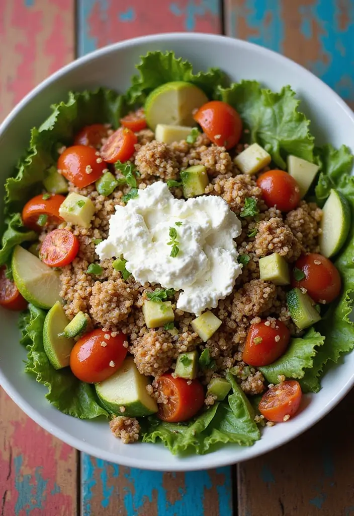 25 Cottage Cheese Mediterranean Recipes High in Protein - 16. Cottage Cheese Quinoa Salad