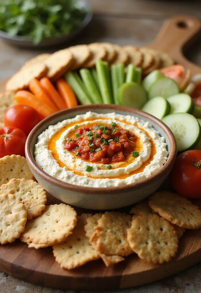 25 Cottage Cheese Mediterranean Recipes High in Protein - 6. Spicy Cottage Cheese Spread