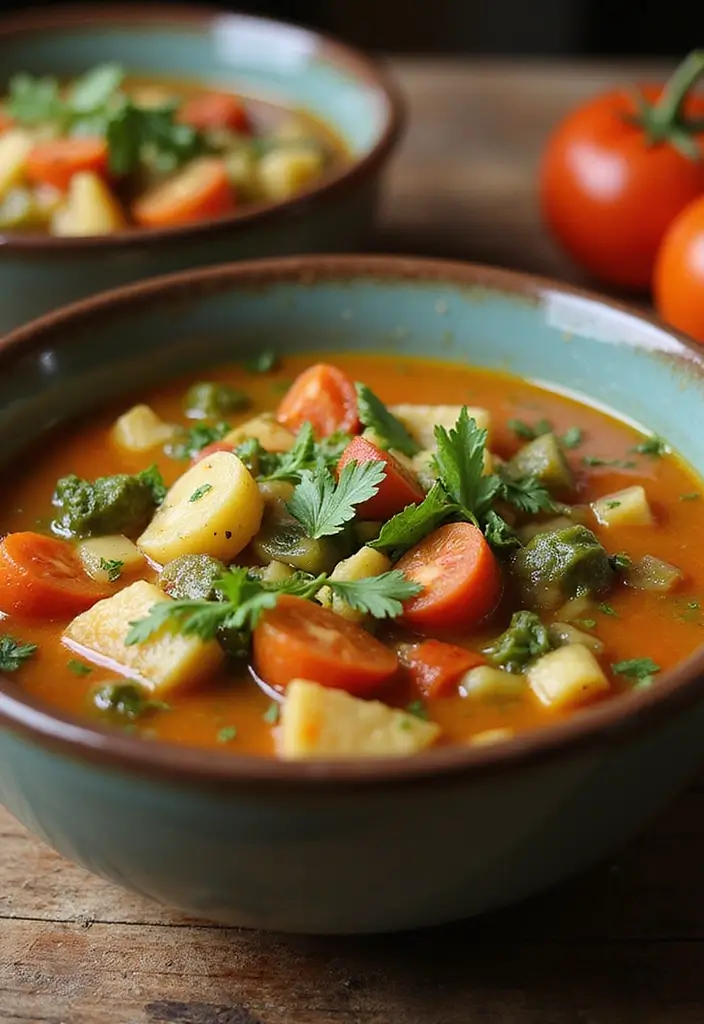 25 Cozy Mediterranean Diet Soup Recipes for Crock Pot Lovers - 10. Mediterranean Vegetable Soup