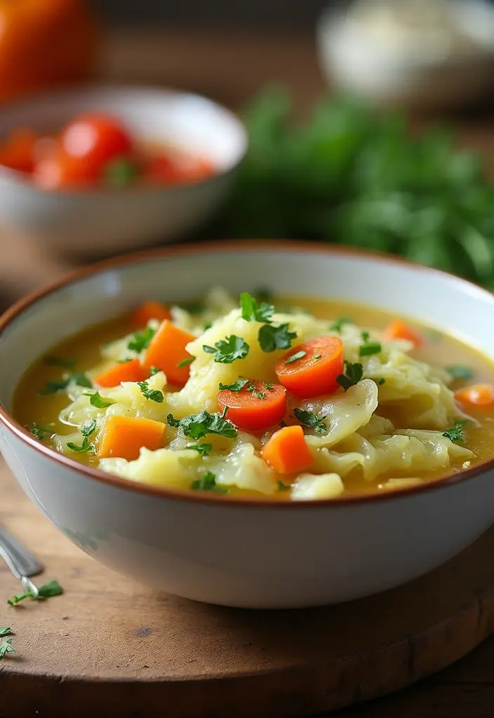 25 Cozy Mediterranean Diet Soup Recipes for Crock Pot Lovers - 18. Mediterranean Cabbage Soup