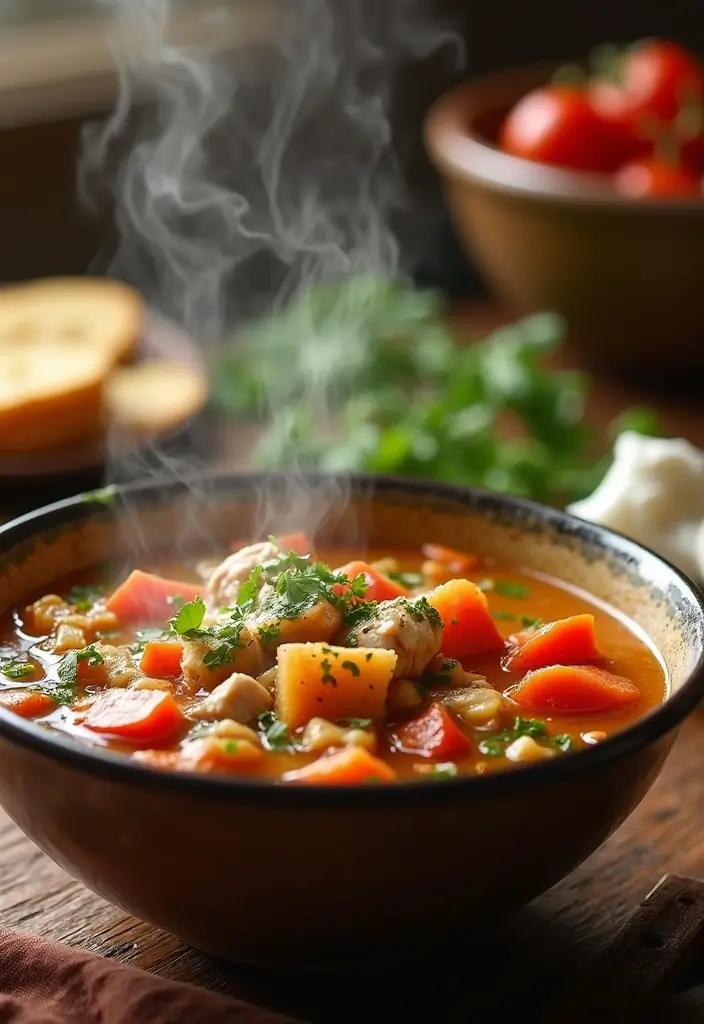 25 Cozy Mediterranean Diet Soup Recipes for Crock Pot Lovers - 4. Mediterranean Chicken Soup