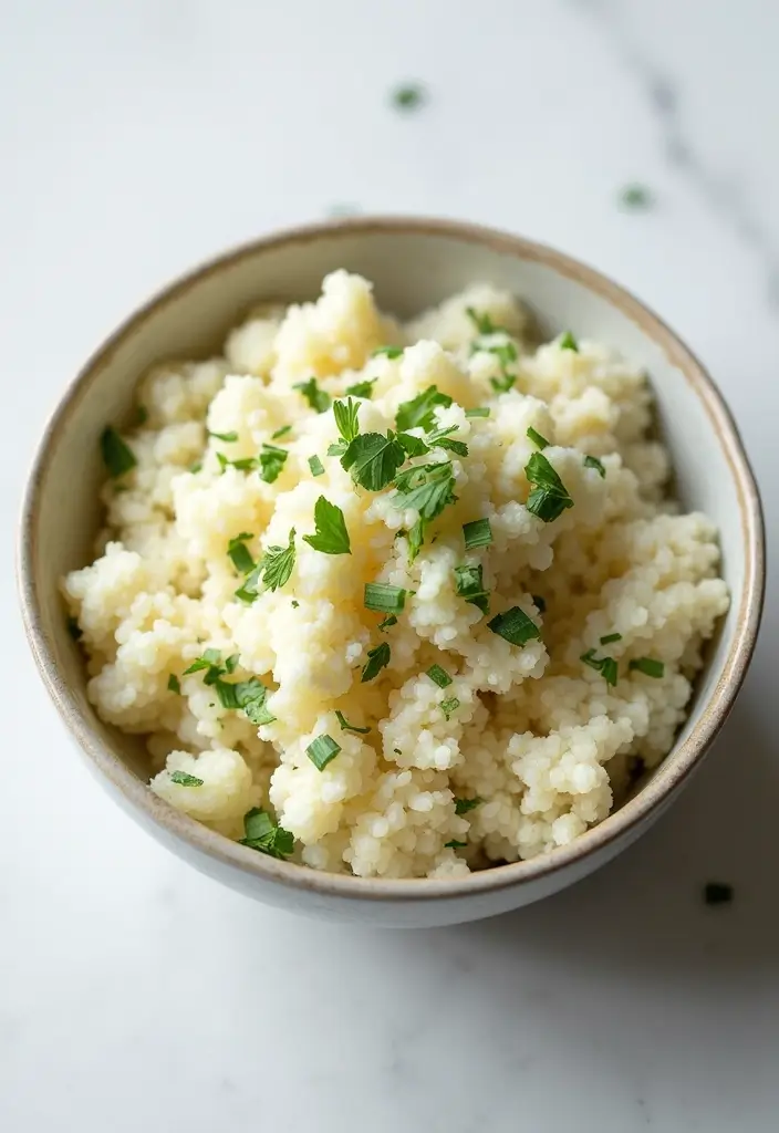 25 Dairy-Free Mediterranean Diet Recipes That Taste Amazing 88 25 Dairy-Free Mediterranean Diet Recipes That Taste Amazing - 14. Cauliflower Rice with Herbs