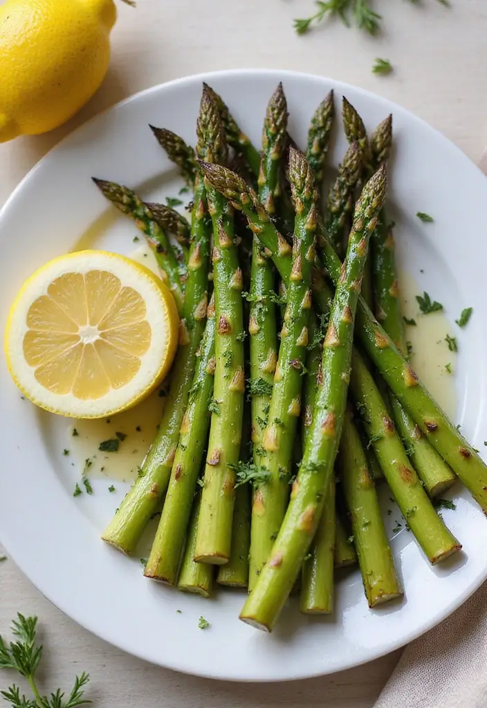 25 Dairy-Free Mediterranean Diet Recipes That Taste Amazing 130 25 Dairy-Free Mediterranean Diet Recipes That Taste Amazing - 20. Roasted Garlic and Lemon Asparagus