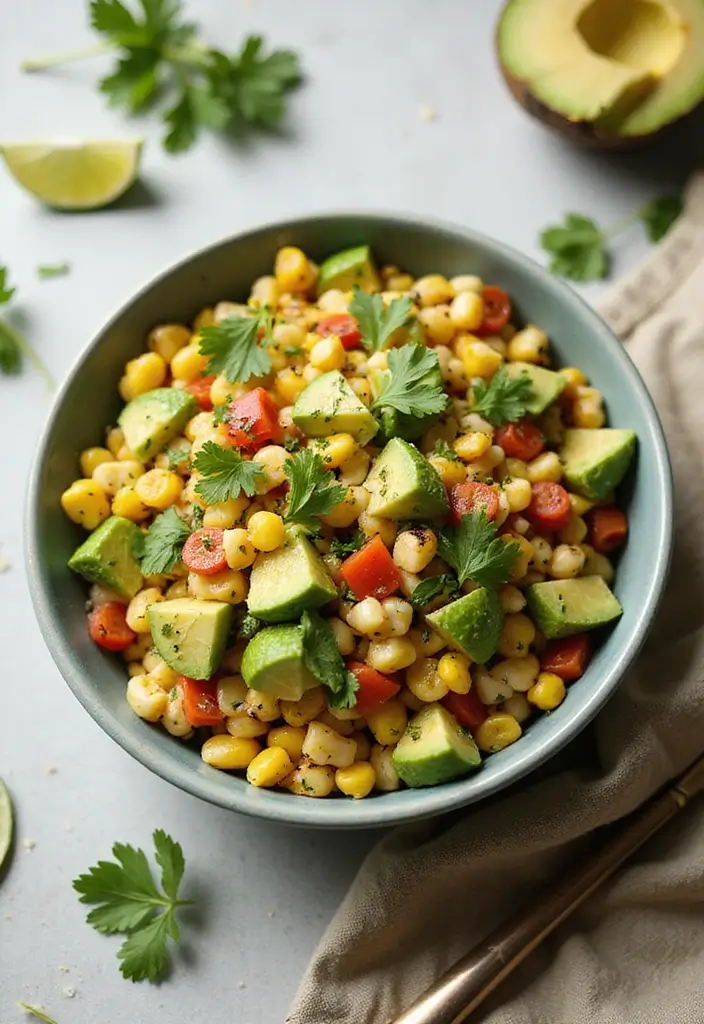 25 Dairy-Free Mediterranean Diet Recipes That Taste Amazing 137 25 Dairy-Free Mediterranean Diet Recipes That Taste Amazing - 21. Charred Corn and Avocado Salad