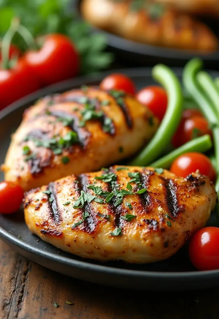 25 Dairy-Free Mediterranean Diet Recipes That Taste Amazing 144 25 Dairy-Free Mediterranean Diet Recipes That Taste Amazing - 22. Herb and Garlic Grilled Chicken
