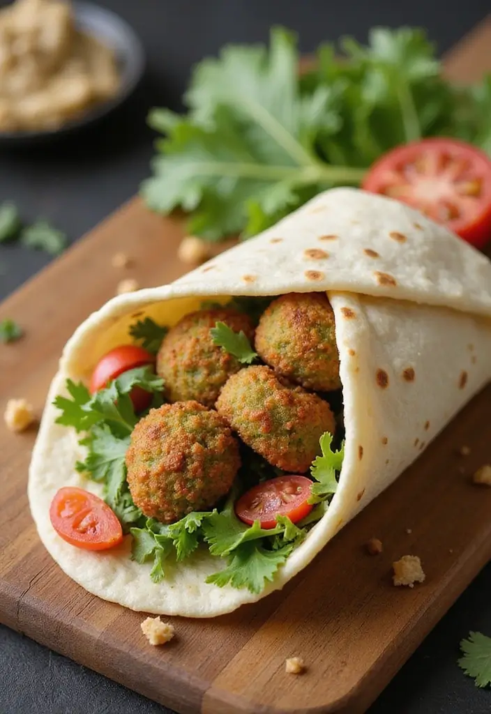 25 Dairy-Free Mediterranean Diet Recipes That Taste Amazing 43 25 Dairy-Free Mediterranean Diet Recipes That Taste Amazing - 7. Falafel Wraps