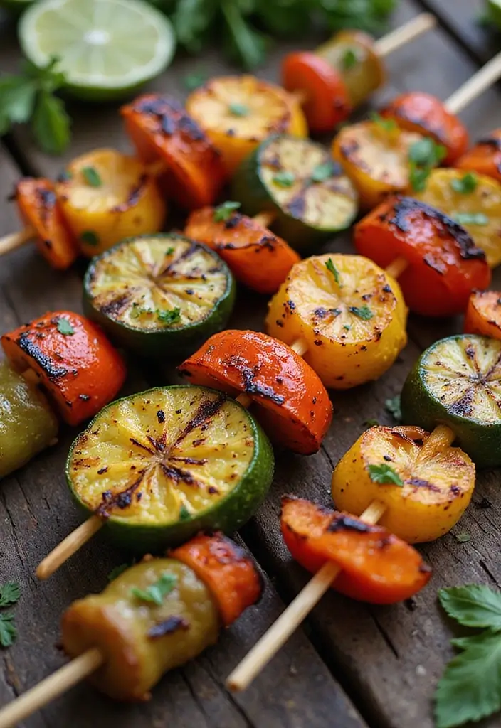 25 Dairy-Free Mediterranean Diet Recipes That Taste Amazing 50 25 Dairy-Free Mediterranean Diet Recipes That Taste Amazing - 8. Grilled Vegetable Skewers