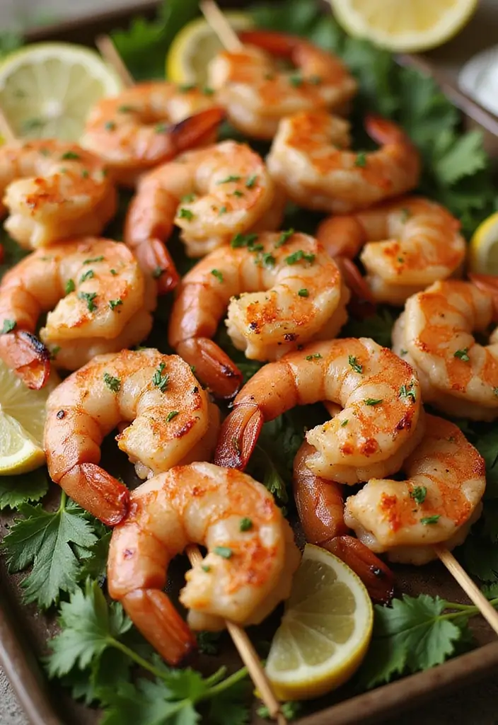 25 EatingWell Mediterranean Diet Recipes Everyone Will Enjoy 65 25 EatingWell Mediterranean Diet Recipes Everyone Will Enjoy - 11. Shrimp Skewers with Garlic and Herbs
