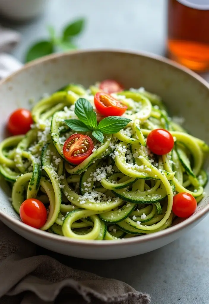 25 EatingWell Mediterranean Diet Recipes Everyone Will Enjoy 94 25 EatingWell Mediterranean Diet Recipes Everyone Will Enjoy - 16. Zucchini Noodles with Pesto