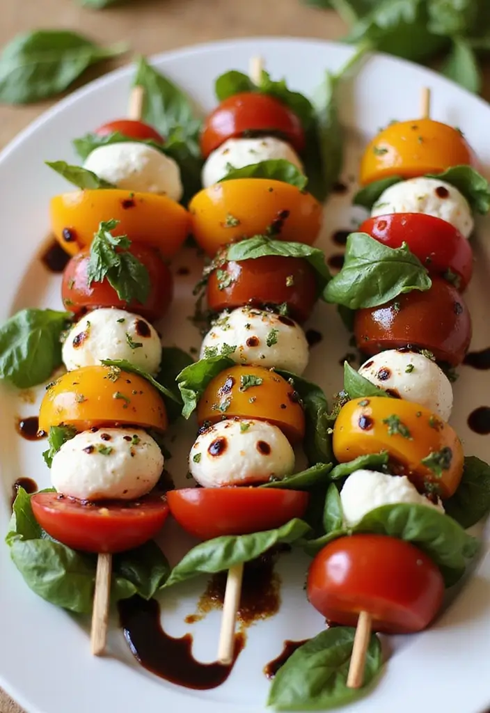 25 Gluten-Free Mediterranean Recipes for a Healthy Lifestyle 72 25 Gluten-Free Mediterranean Recipes for a Healthy Lifestyle - 12. Caprese Salad Skewers