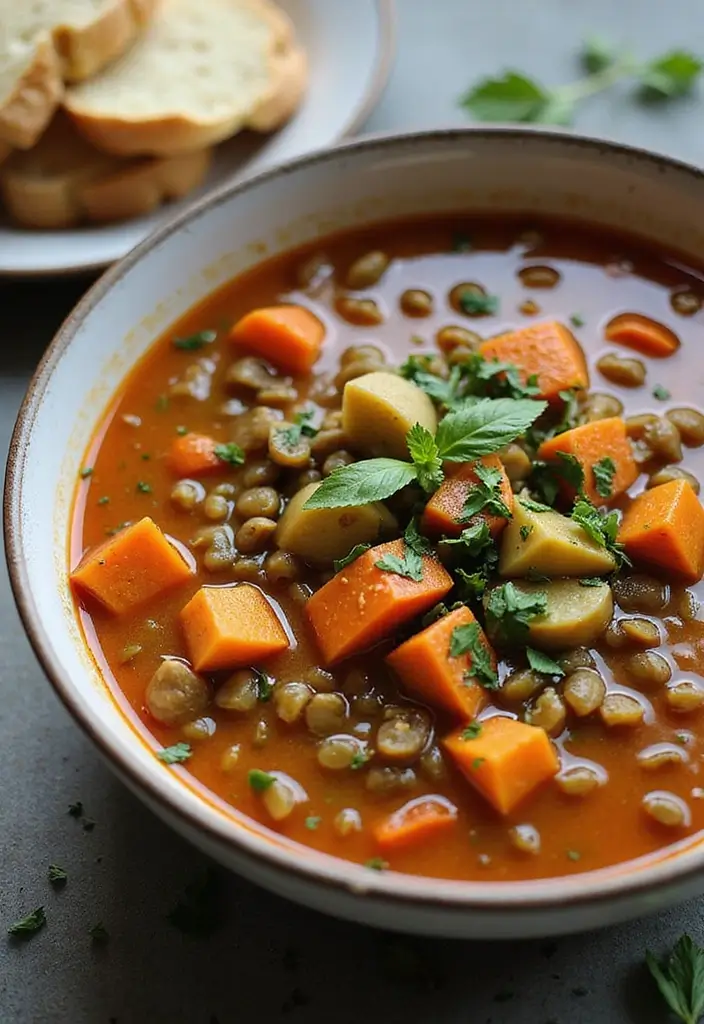 25 Gluten-Free Mediterranean Recipes for a Healthy Lifestyle 91 25 Gluten-Free Mediterranean Recipes for a Healthy Lifestyle - 15. Lentil and Vegetable Soup