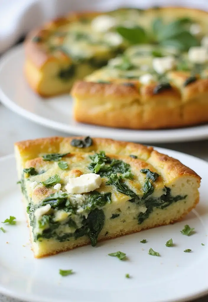 25 Gluten-Free Mediterranean Recipes for a Healthy Lifestyle 123 25 Gluten-Free Mediterranean Recipes for a Healthy Lifestyle - 21. Frittata with Spinach and Feta