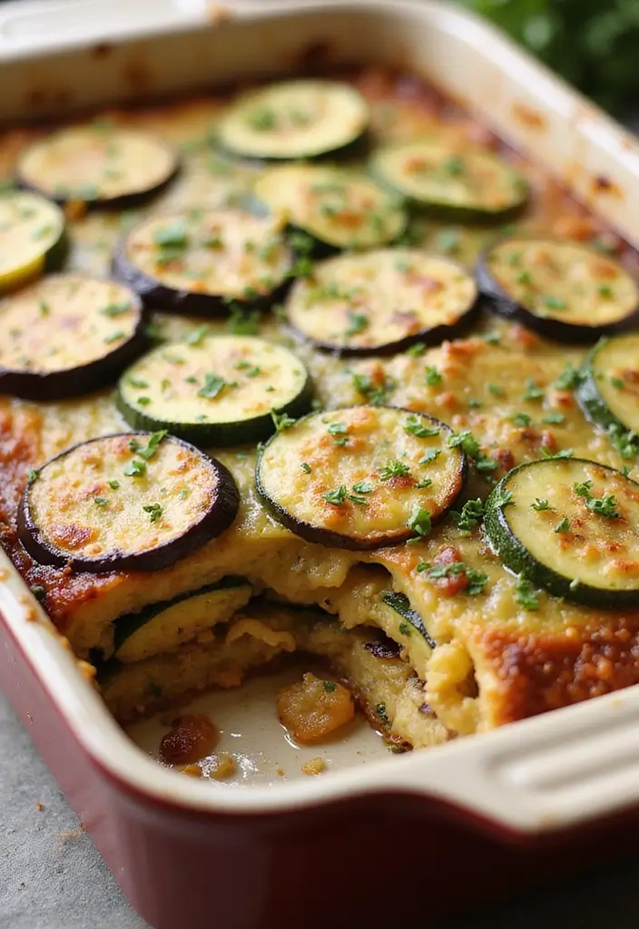 25 Gluten-Free Mediterranean Recipes for a Healthy Lifestyle 13 25 Gluten-Free Mediterranean Recipes for a Healthy Lifestyle - 3. Eggplant and Zucchini Bake