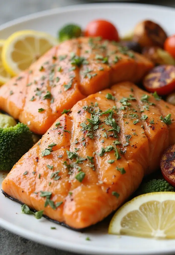 25 Gluten-Free Mediterranean Recipes for a Healthy Lifestyle 25 25 Gluten-Free Mediterranean Recipes for a Healthy Lifestyle - 5. Lemon Herb Grilled Salmon