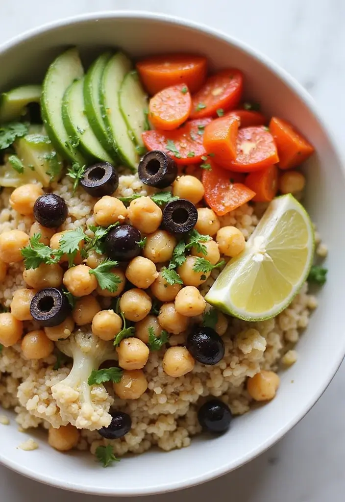 25 Gluten-Free Mediterranean Recipes for a Healthy Lifestyle 32 25 Gluten-Free Mediterranean Recipes for a Healthy Lifestyle - 6. Mediterranean Cauliflower Rice Bowl
