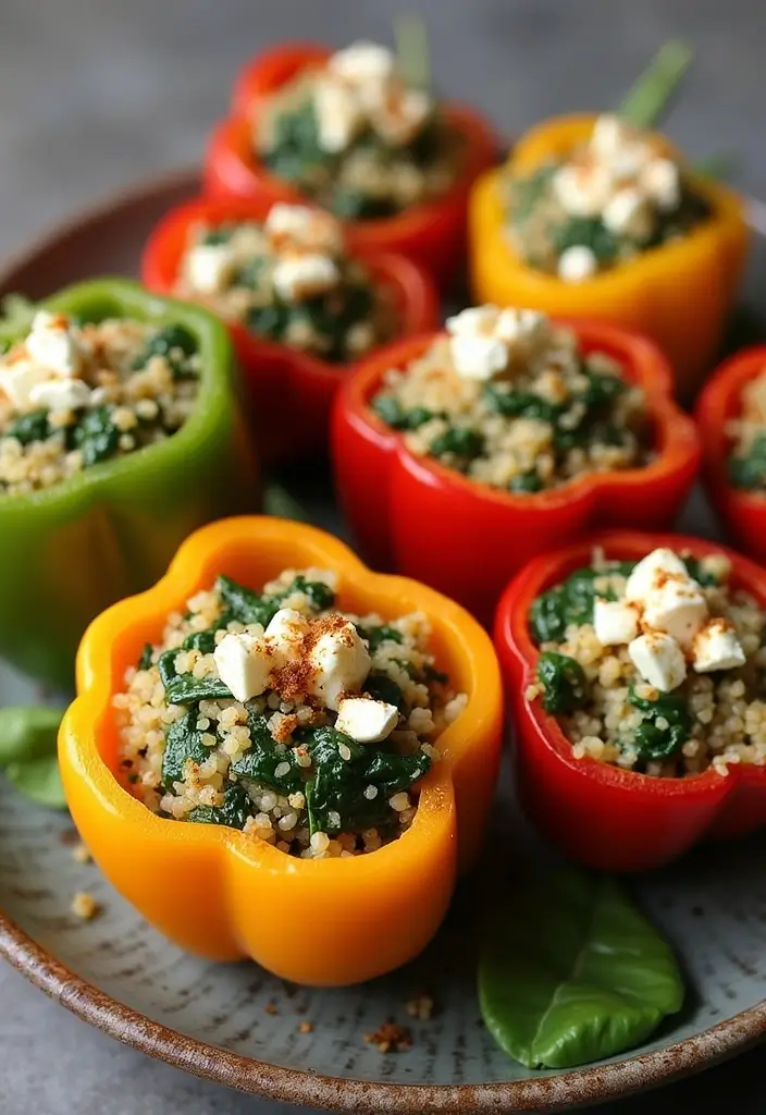 25 Gluten-Free Mediterranean Recipes for a Healthy Lifestyle 39 25 Gluten-Free Mediterranean Recipes for a Healthy Lifestyle - 7. Spinach and Feta Stuffed Peppers