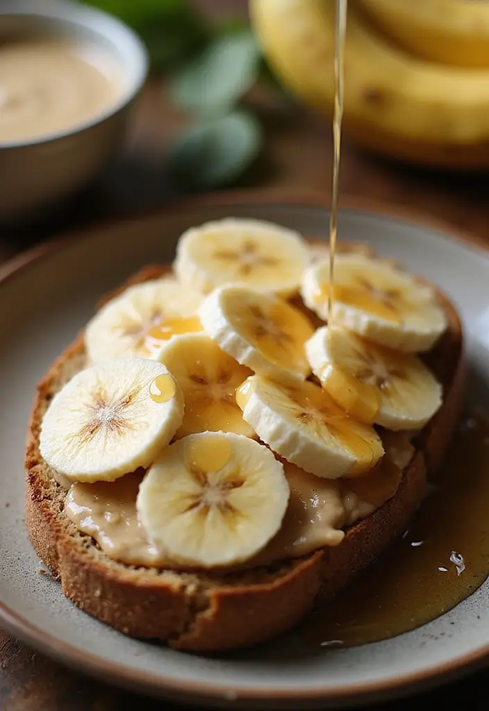 25 Healthy Mediterranean Breakfast Recipes for Busy Mornings - 14. Tahini and Banana Toast