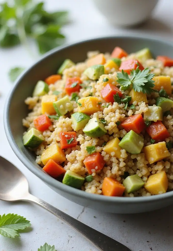 25 Healthy Mediterranean Breakfast Recipes for Busy Mornings - 18. Breakfast Couscous Salad