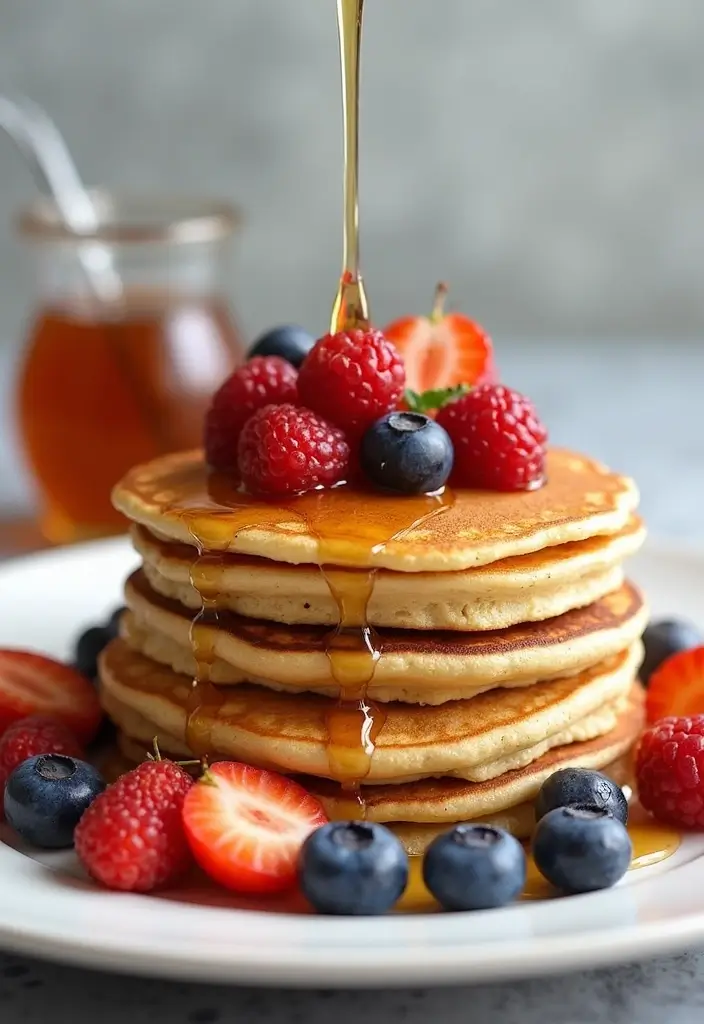 25 Healthy Mediterranean Breakfast Recipes for Busy Mornings - 20. Almond Flour Pancakes