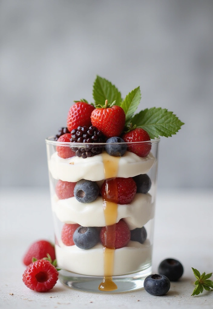 25 Low-Cal Mediterranean Recipes for Light Dinners - 10. Greek Yogurt and Berry Parfait