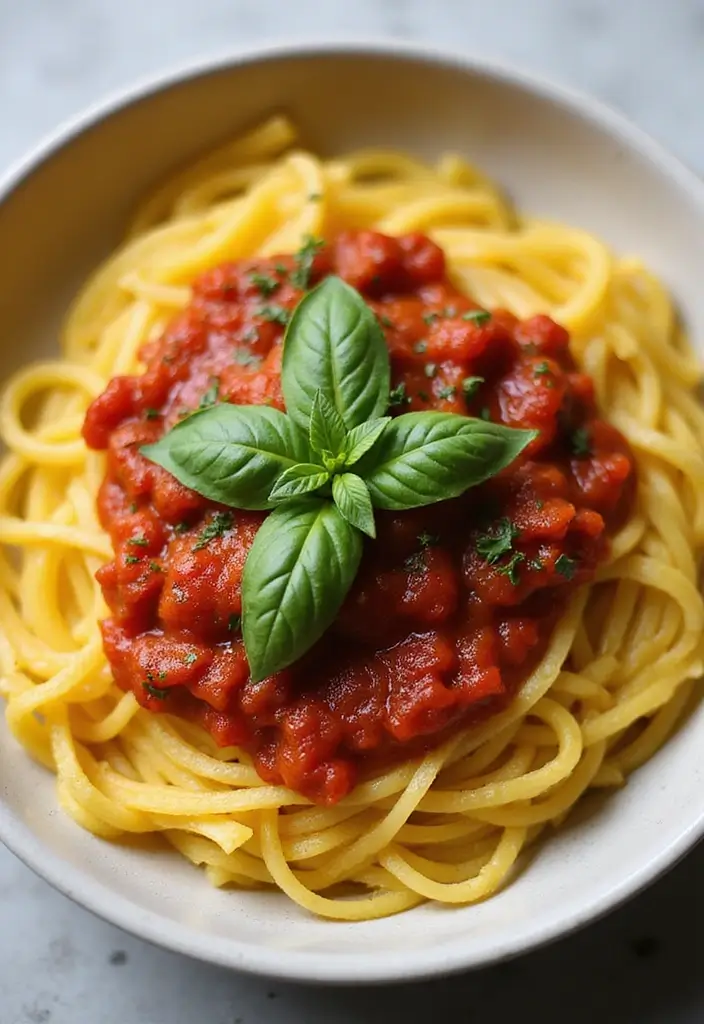 25 Low-Cal Mediterranean Recipes for Light Dinners - 11. Spaghetti Squash with Marinara Sauce