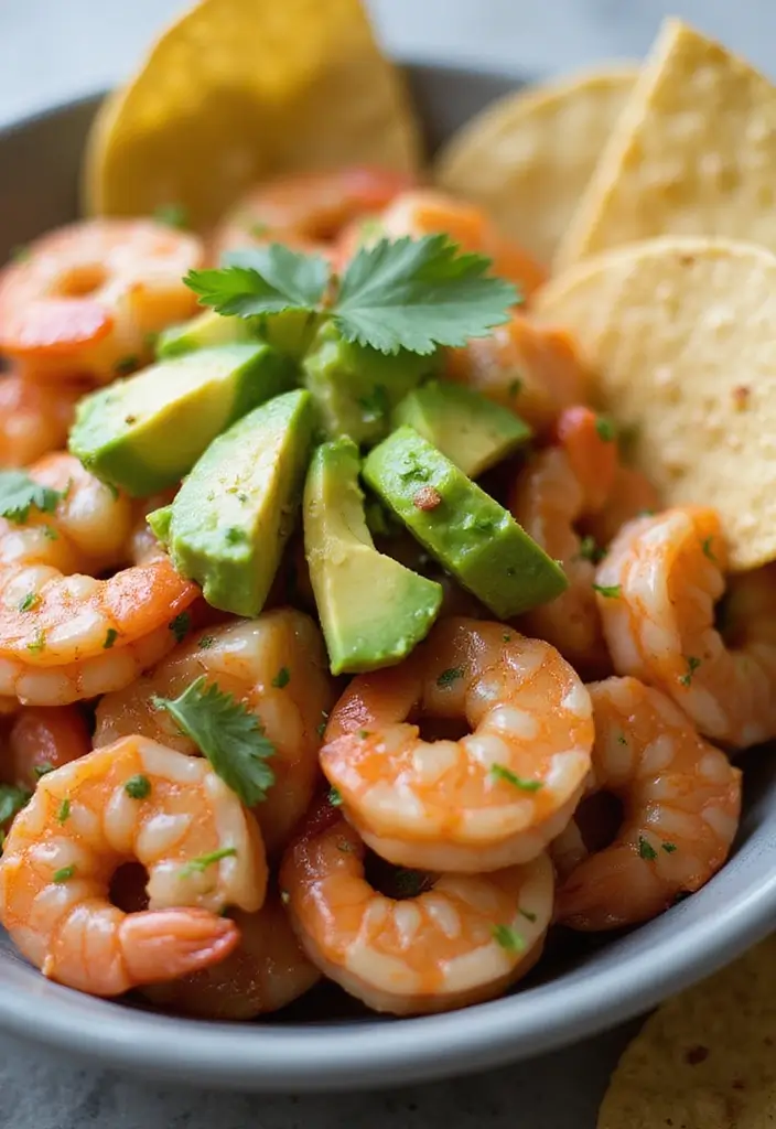 25 Low-Cal Mediterranean Recipes for Light Dinners - 6. Shrimp and Avocado Ceviche