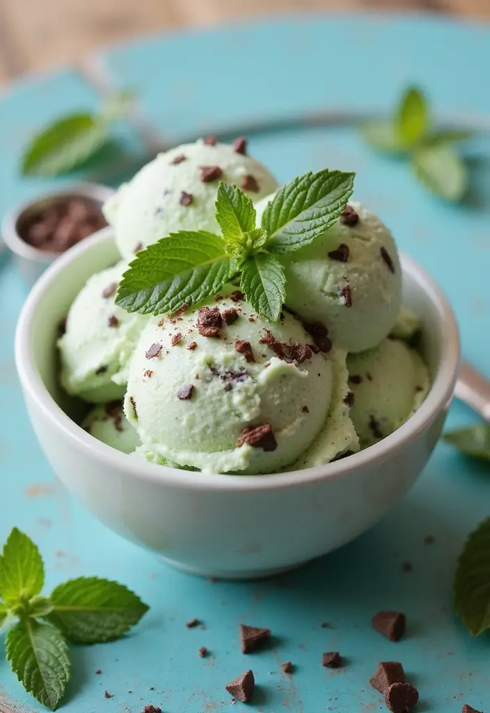 25 Mediterranean Diet Dessert Recipes That Are Surprisingly Healthy 77 25 Mediterranean Diet Dessert Recipes That Are Surprisingly Healthy - 13. Mint Chocolate Chip Nice Cream