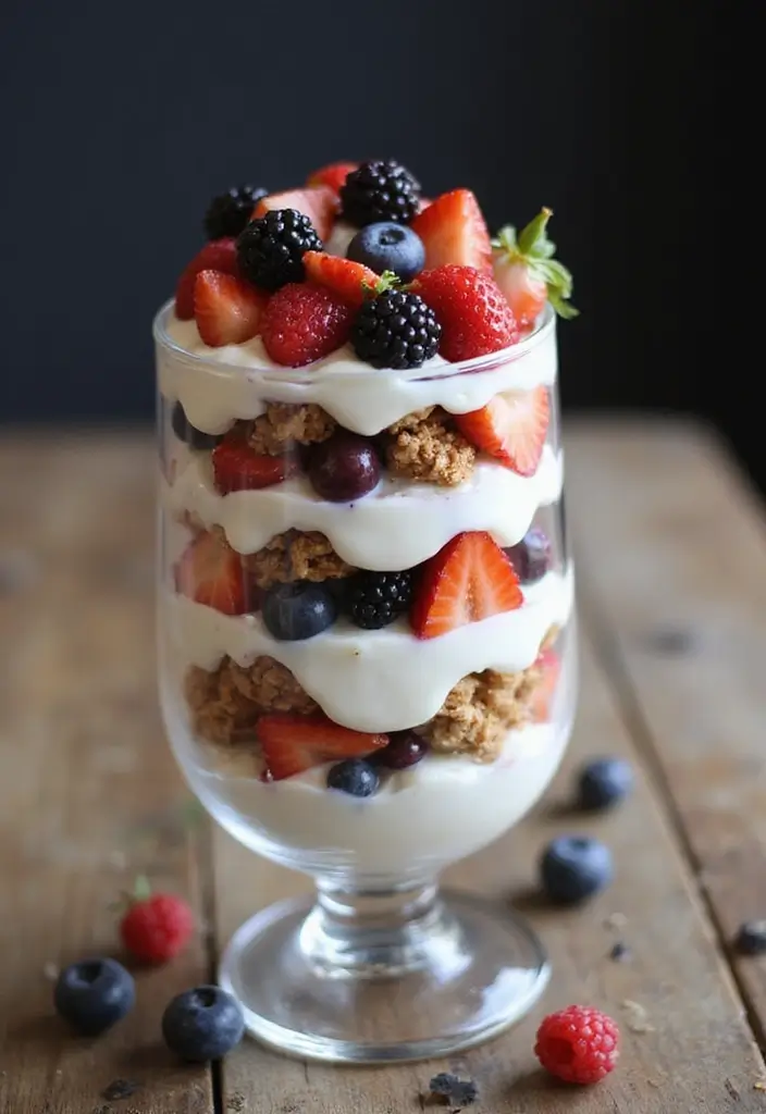 25 Mediterranean Diet Dessert Recipes That Are Surprisingly Healthy 8 25 Mediterranean Diet Dessert Recipes That Are Surprisingly Healthy - 2. Greek Yogurt Parfait with Honey and Berries