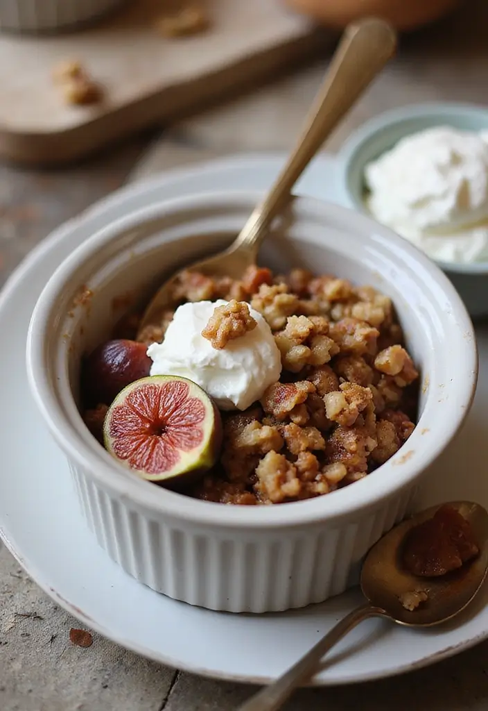 25 Mediterranean Diet Dessert Recipes That Are Surprisingly Healthy 118 25 Mediterranean Diet Dessert Recipes That Are Surprisingly Healthy - 20. Fig and Walnut Crumble