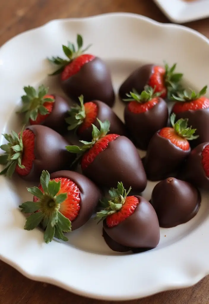 25 Mediterranean Diet Dessert Recipes That Are Surprisingly Healthy 146 25 Mediterranean Diet Dessert Recipes That Are Surprisingly Healthy - 24. Chocolate-Covered Strawberries