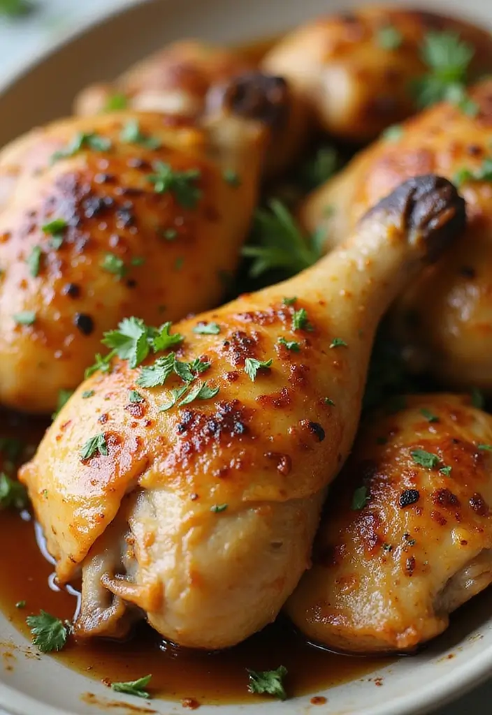 25 Mediterranean Diet Recipes on a Budget That Taste Incredible - 17. Garlic and Herb Roasted Chicken Thighs