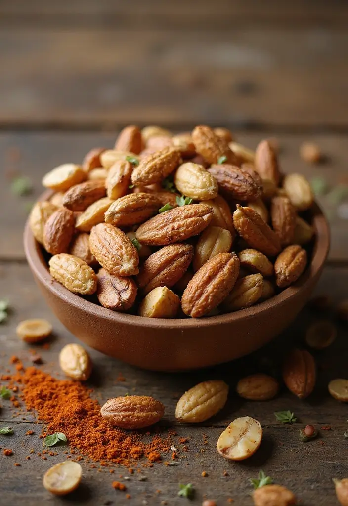 25 Mediterranean Diet Snack Recipes for Clean Eating - 19. Spiced Nuts