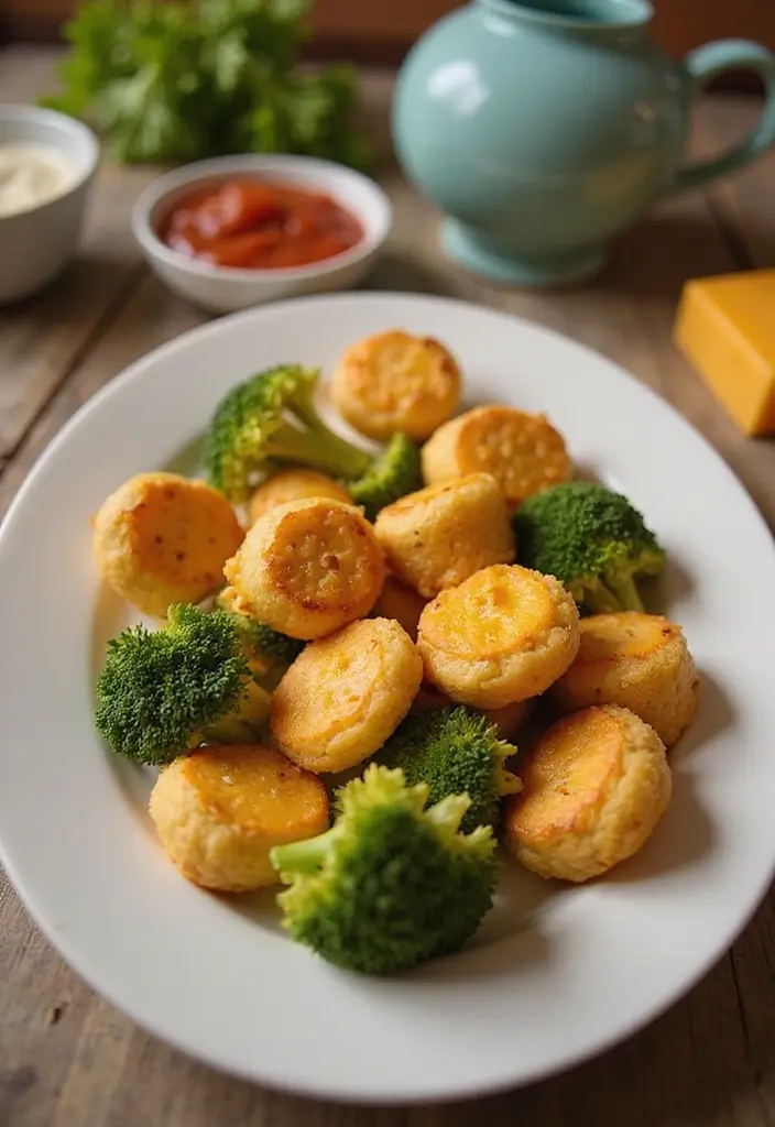 25 Mediterranean Diet Snack Recipes for Clean Eating - 21. Broccoli and Cheese Bites