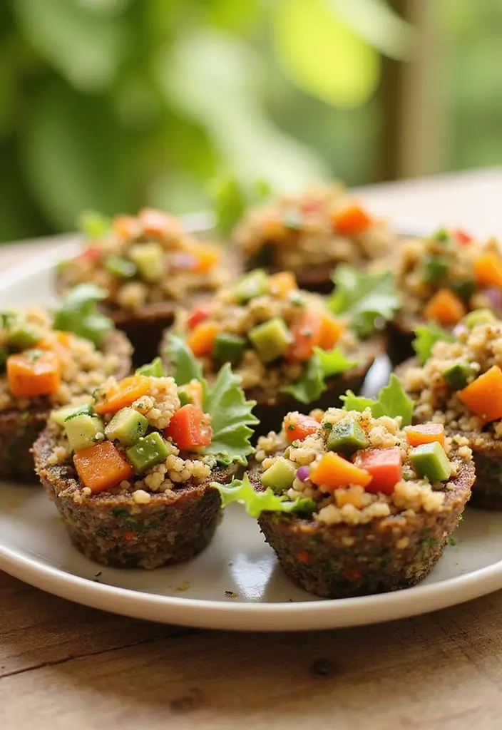 25 Mediterranean Diet Snack Recipes for Clean Eating - 6. Mediterranean Quinoa Salad Cups