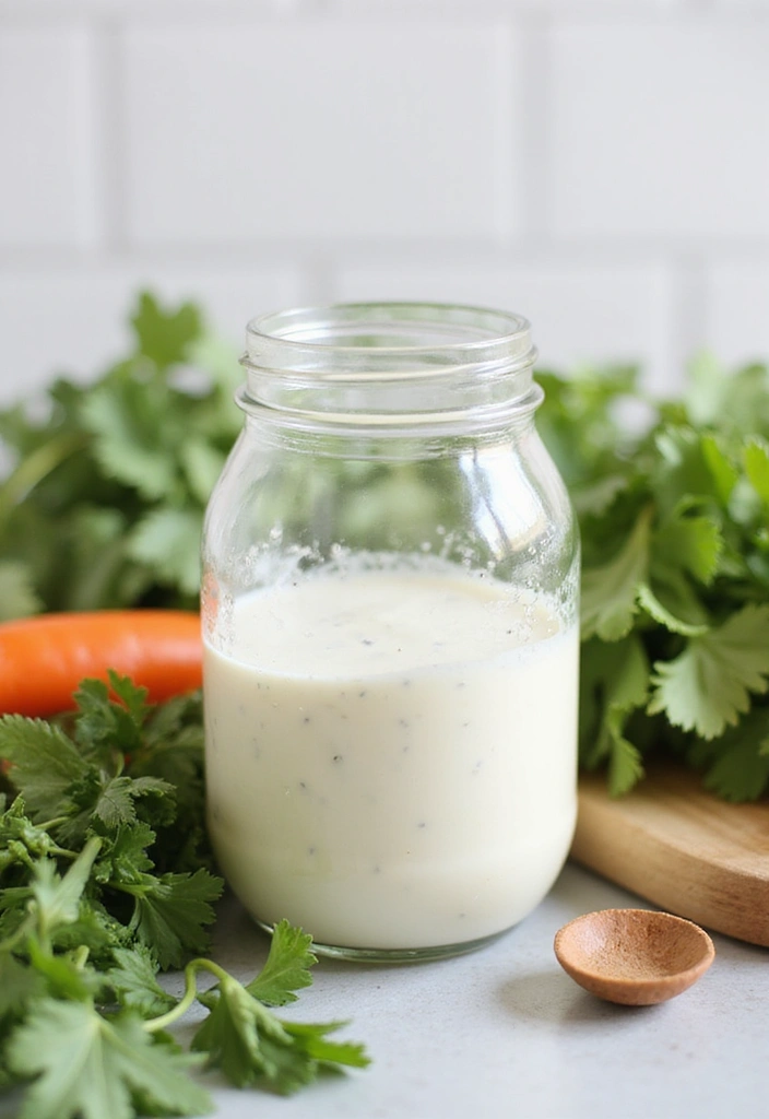 25 Mediterranean Salad Dressing Recipes for Every Taste - 10. Buttermilk Ranch Dressing