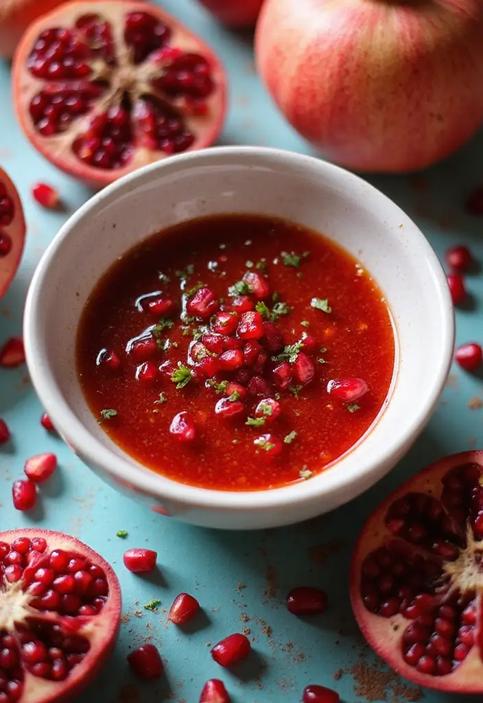 25 Mediterranean Salad Dressing Recipes for Every Taste - 17. Pomegranate Dressing