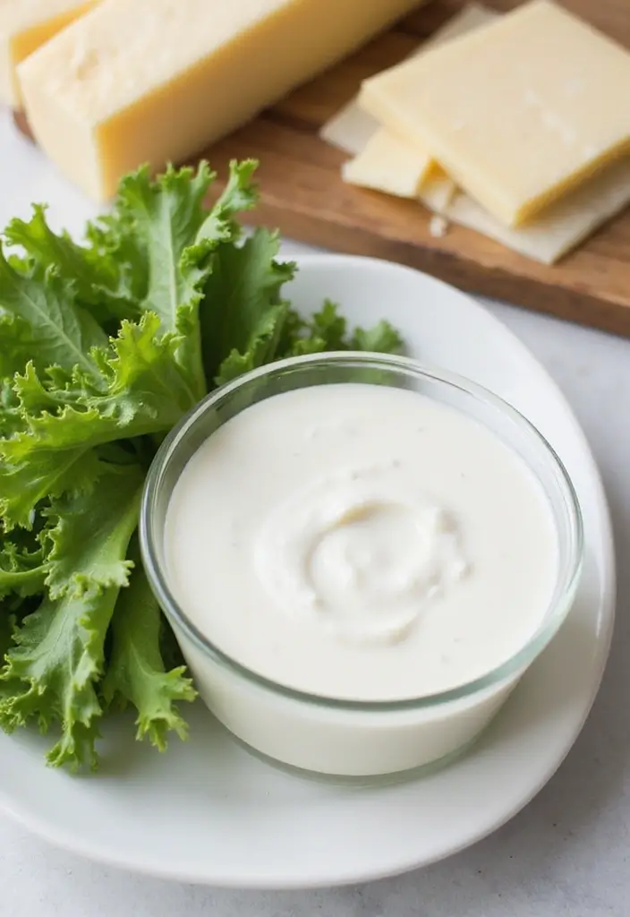 25 Mediterranean Salad Dressing Recipes for Every Taste - 23. Greek Yogurt Caesar Dressing