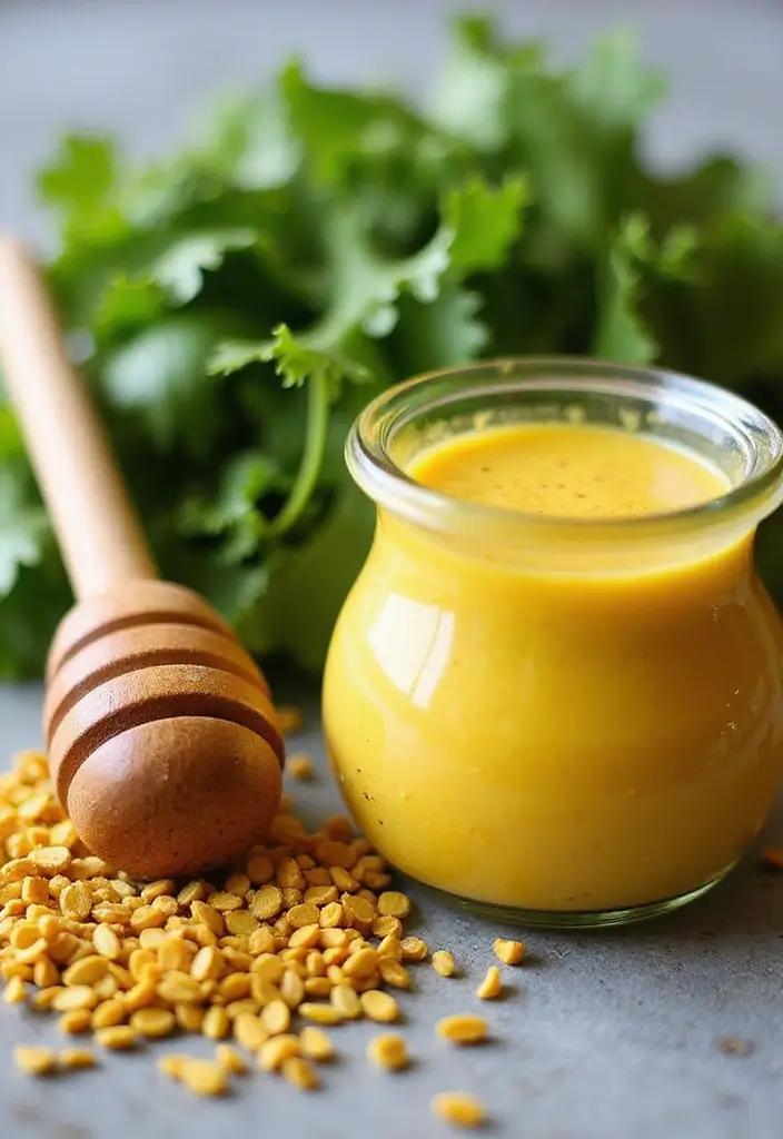 25 Mediterranean Salad Dressing Recipes for Every Taste - 5. Honey Mustard Dressing