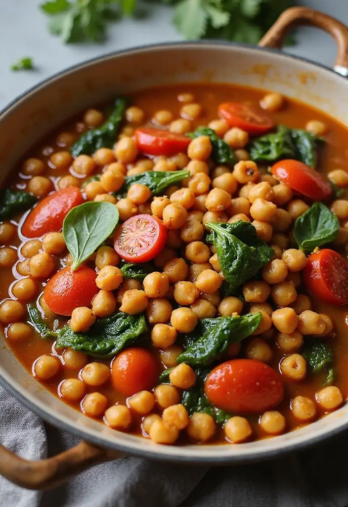 25 Mediterranean Sheet Pan Recipes for Effortless Dinners 113 25 Mediterranean Sheet Pan Recipes for Effortless Dinners - 19. Mediterranean Chickpea Stew