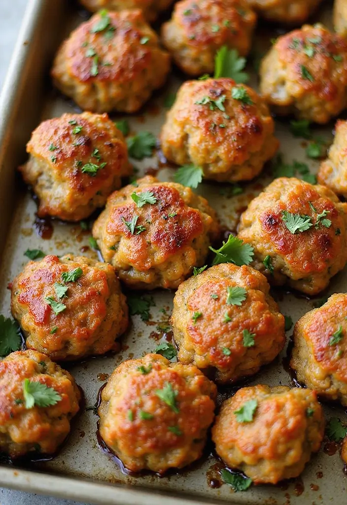 25 Mediterranean Sheet Pan Recipes for Effortless Dinners 118 25 Mediterranean Sheet Pan Recipes for Effortless Dinners - 20. Mediterranean Turkey Meatballs