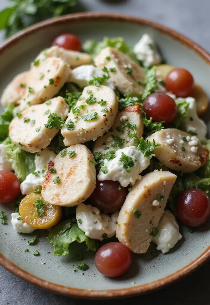 25 Mediterranean Sheet Pan Recipes for Effortless Dinners 137 25 Mediterranean Sheet Pan Recipes for Effortless Dinners - 23. Greek Yogurt Chicken Salad