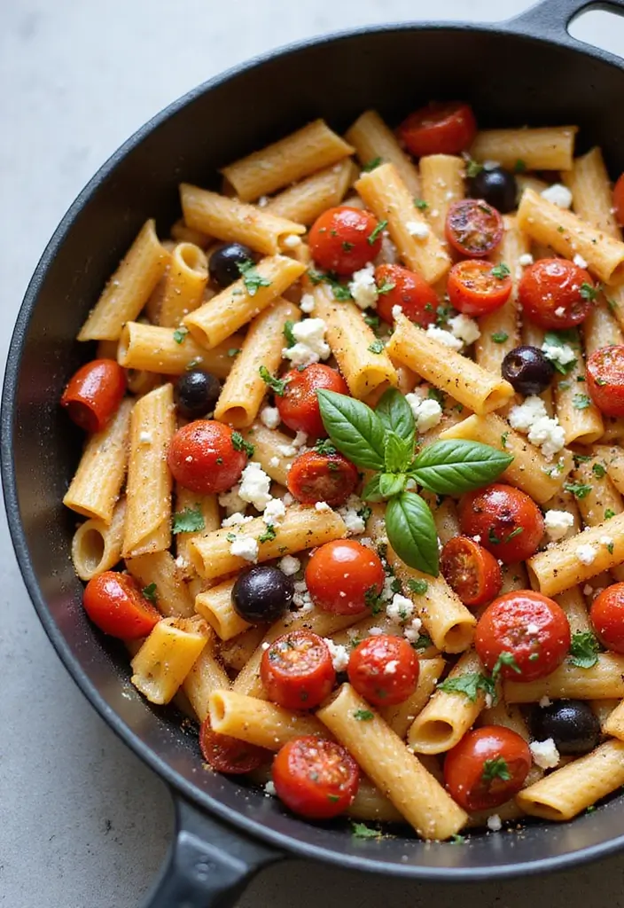 25 Mediterranean Sheet Pan Recipes for Effortless Dinners 149 25 Mediterranean Sheet Pan Recipes for Effortless Dinners - 25. One-Pan Greek Pasta Bake