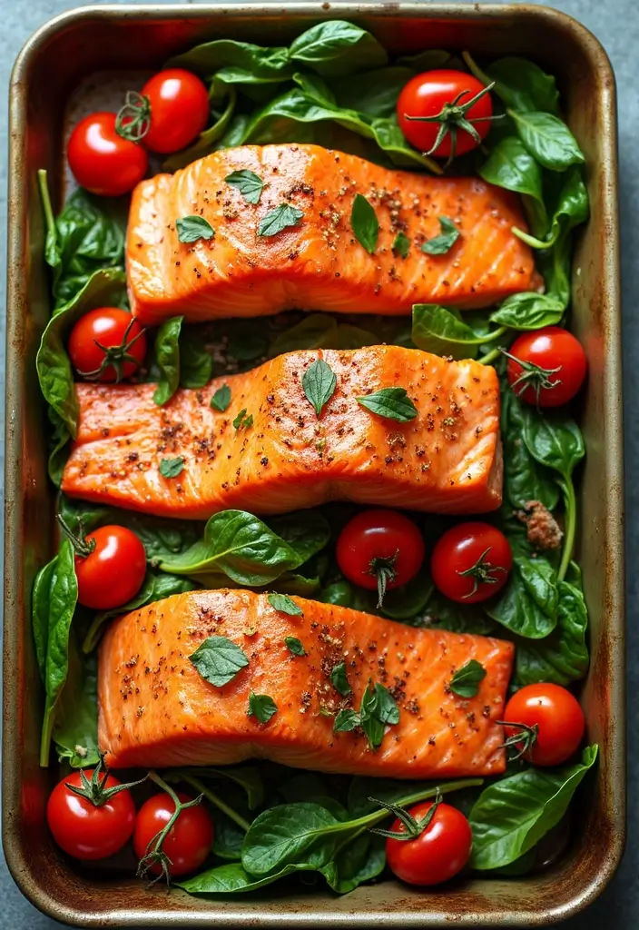 25 Mediterranean Sheet Pan Recipes for Effortless Dinners 22 25 Mediterranean Sheet Pan Recipes for Effortless Dinners - 4. Greek-Style Sheet Pan Salmon