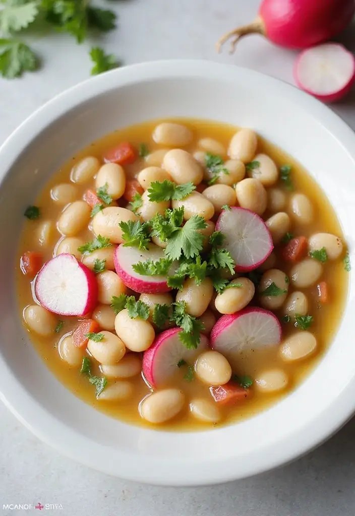 25 Mediterranean White Bean Soup Recipes for Cozy Nights - 23. White Bean and Radish Soup
