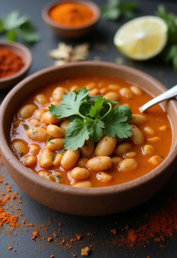 25 Mediterranean White Bean Soup Recipes for Cozy Nights - 3. Spicy Harissa White Bean Soup