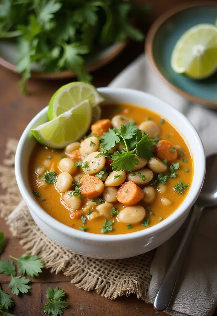 25 Mediterranean White Bean Soup Recipes for Cozy Nights - 5. Creamy Coconut White Bean Soup