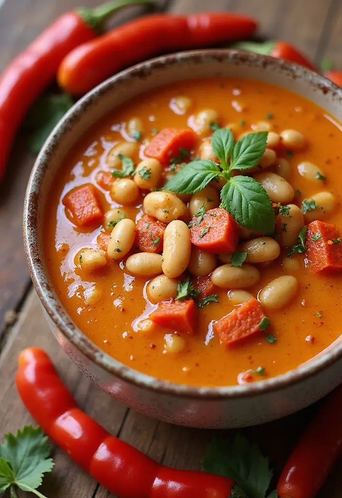 25 Mediterranean White Bean Soup Recipes for Cozy Nights - 6. Roasted Red Pepper and White Bean Soup