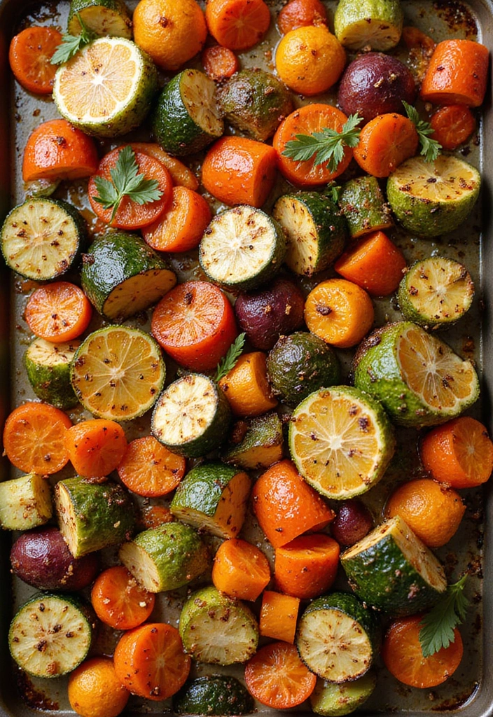 26 Mediterranean Diet Recipes Without Tomatoes (Still Delicious) - 2. Roasted Vegetable Medley