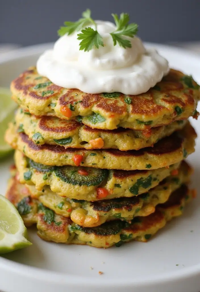 26 Mediterranean Diet Recipes Without Tomatoes (Still Delicious) - 26. Savory Vegetable Pancakes