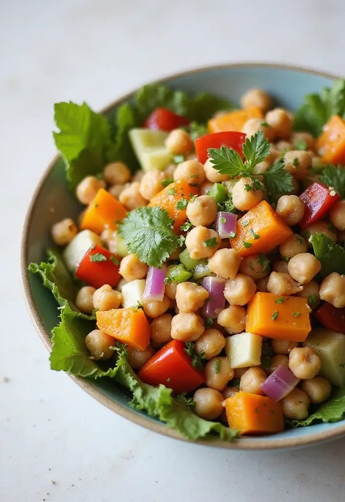 27 Gluten-Free & Low-Carb Mediterranean Diet Recipes You’ll Love 60 27 Gluten-Free & Low-Carb Mediterranean Diet Recipes You’ll Love - 10. Mediterranean Chickpea Salad